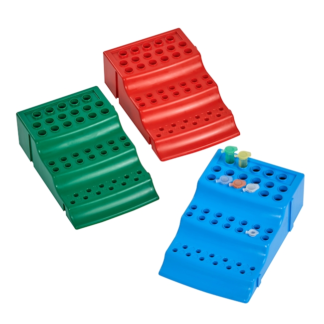 Rack for Microtubes 3 levels, green